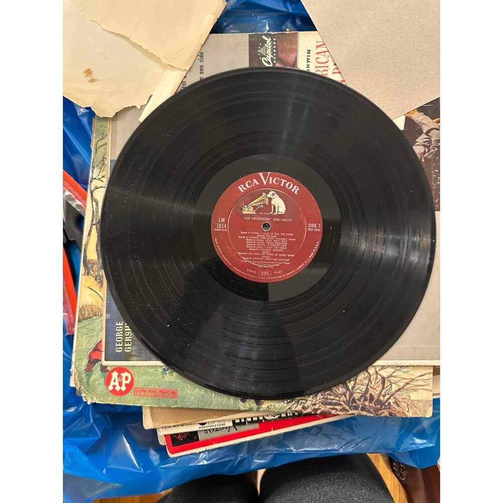 1954 George Beverly Shea I Love to Tell the Story Favorite Hymns Vinyl LP RCA LM